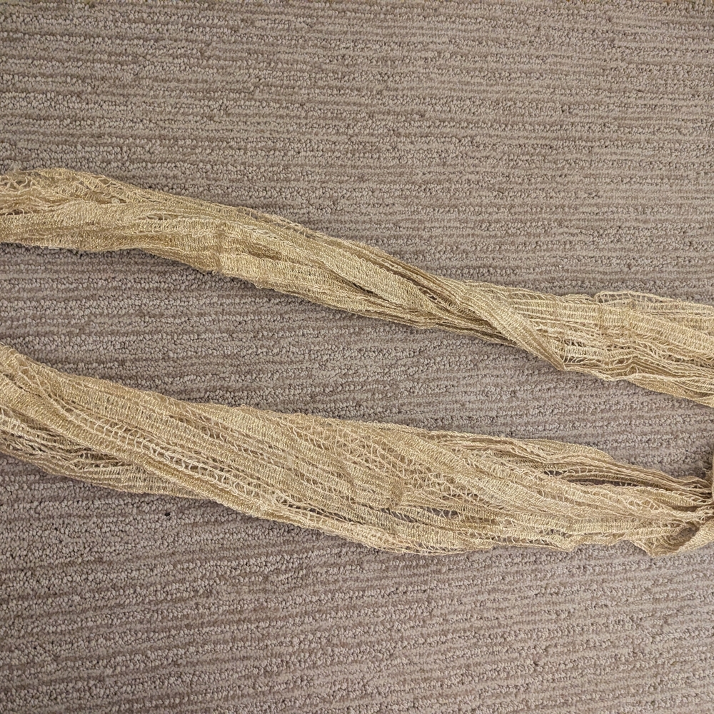 Charming Charlie Gold Scarf